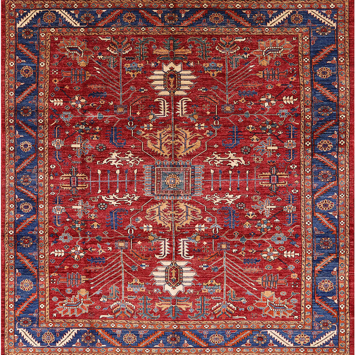 Square Machine Washable Industrial Modern Rose Dust Purple Rug, wshurb2847