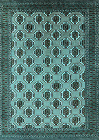 Oriental Light Blue Industrial Rug, urb2848lblu