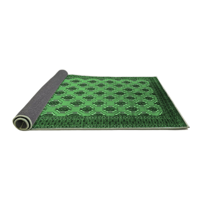Sideview of Oriental Emerald Green Industrial Rug, urb2848emgrn