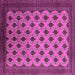 Square Oriental Pink Industrial Rug, urb2848pnk