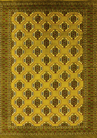 Oriental Yellow Industrial Rug, urb2848yw