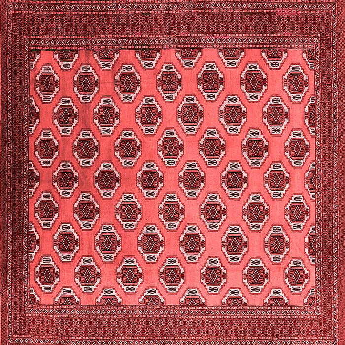 Machine Washable Oriental Red Industrial Rug, wshurb2848red