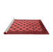 Industrial Red Washable Rugs