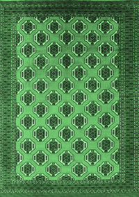 Oriental Emerald Green Industrial Rug, urb2848emgrn