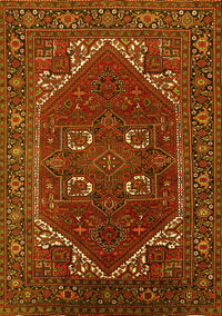 Persian Yellow Traditional Rug, urb2849yw