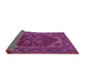 Sideview of Persian Purple Traditional Rug, urb2849pur