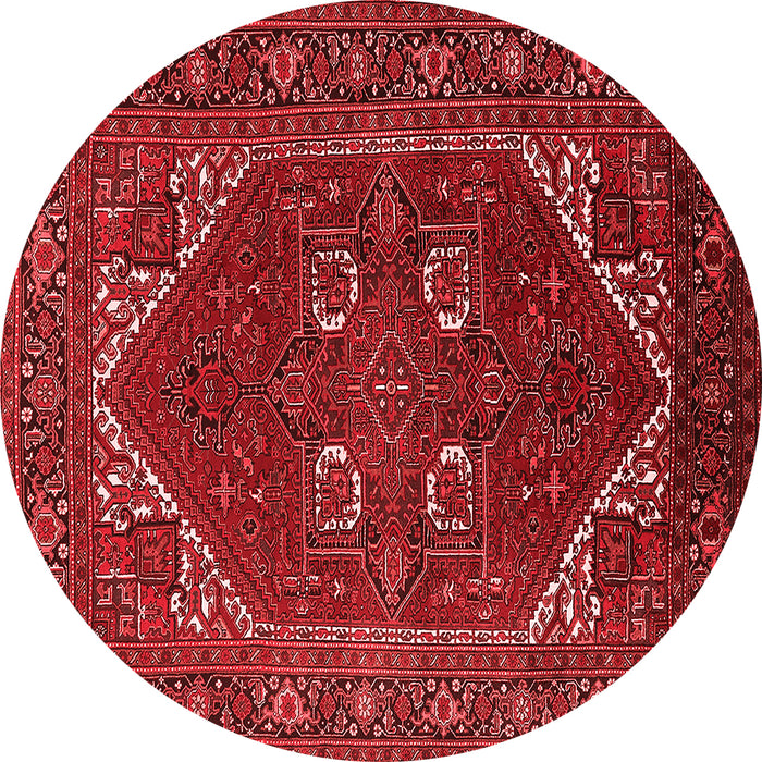 Machine Washable Persian Red Traditional Rug, wshurb2849red
