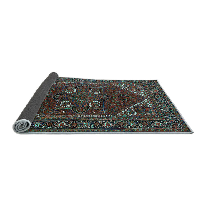 Sideview of Persian Light Blue Traditional Rug, urb2849lblu