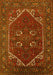 Machine Washable Persian Yellow Traditional Rug, wshurb2849yw