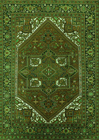 Persian Green Traditional Rug, urb2849grn