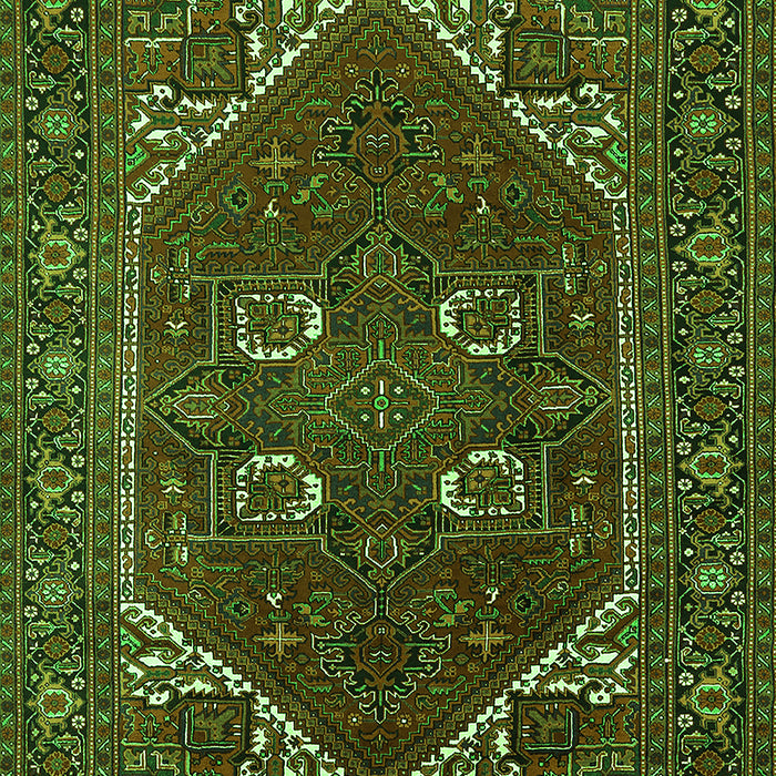 Persian Green Traditional Rug, urb2849grn