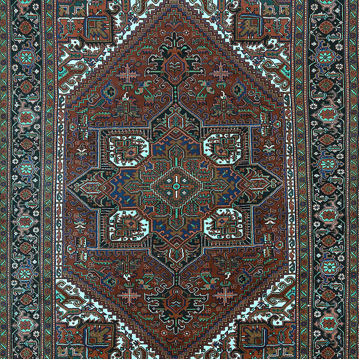 Persian Light Blue Traditional Rug, urb2849lblu
