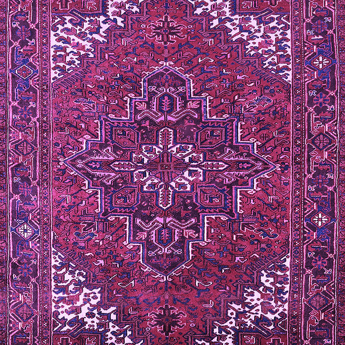 Machine Washable Persian Purple Traditional Area Rugs, wshurb2850pur