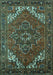 Persian Turquoise Traditional Rug, urb2850turq