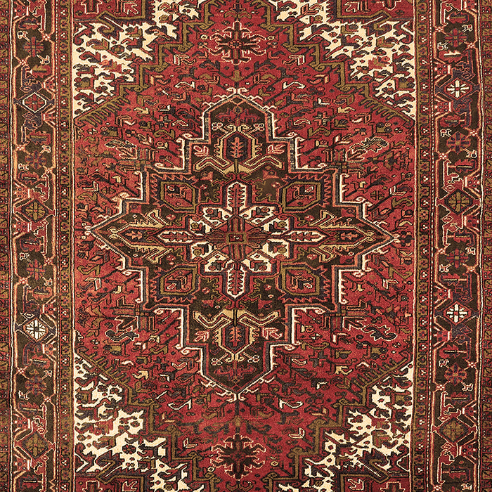 Machine Washable Persian Brown Traditional Rug, wshurb2850brn