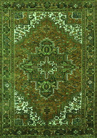 Persian Green Traditional Rug, urb2850grn