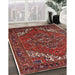 Machine Washable Industrial Modern Dark Almond Brown Rug in a Family Room, wshurb2850