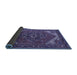 Sideview of Persian Blue Traditional Rug, urb2850blu