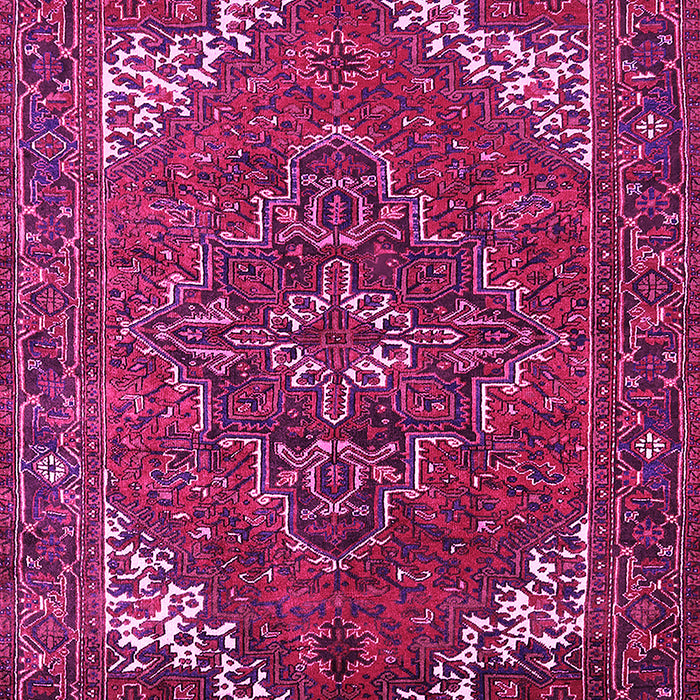 Machine Washable Persian Pink Traditional Rug, wshurb2850pnk