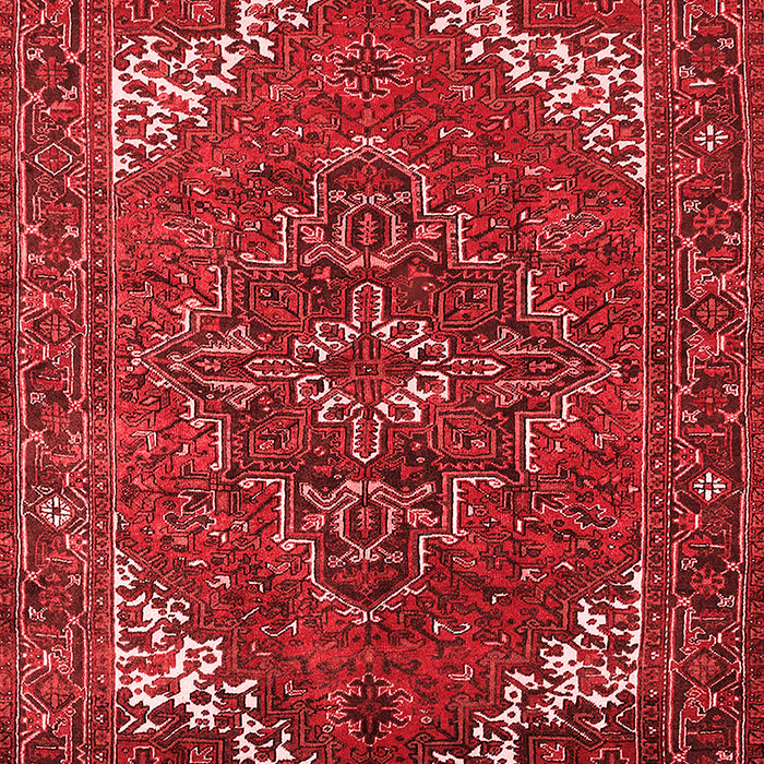 Machine Washable Persian Red Traditional Rug, wshurb2850red