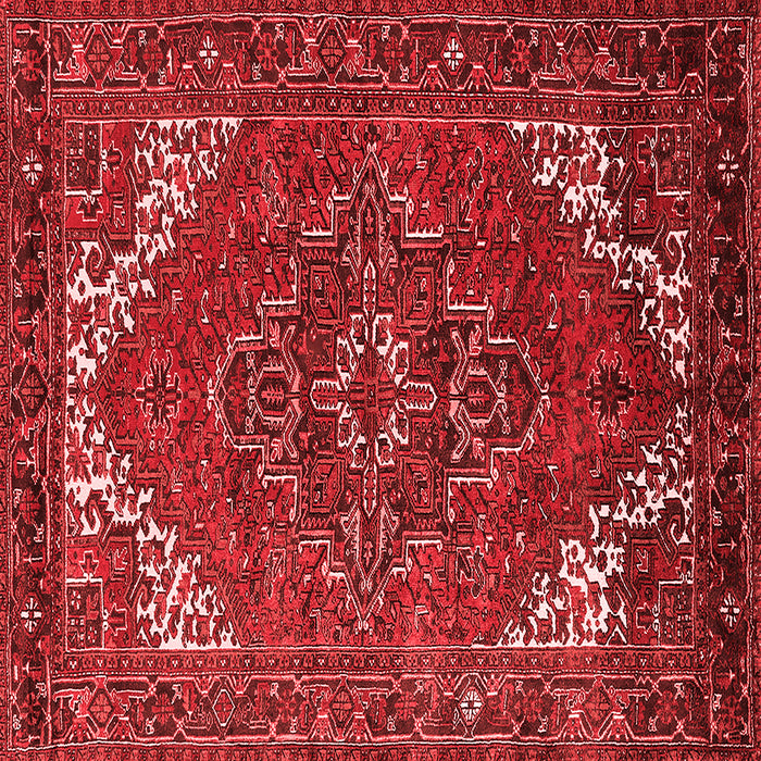 Machine Washable Persian Red Traditional Rug, wshurb2850red