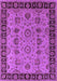 Machine Washable Oriental Purple Traditional Area Rugs, wshurb2851pur