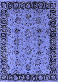 Oriental Blue Traditional Rug, urb2851blu