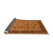 Sideview of Oriental Orange Traditional Rug, urb2851org
