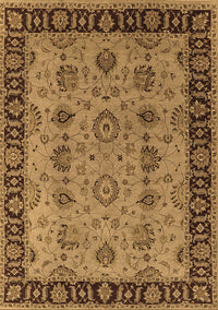 Oriental Brown Traditional Rug, urb2851brn