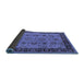 Sideview of Oriental Blue Traditional Rug, urb2851blu