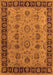 Oriental Orange Traditional Rug, urb2851org
