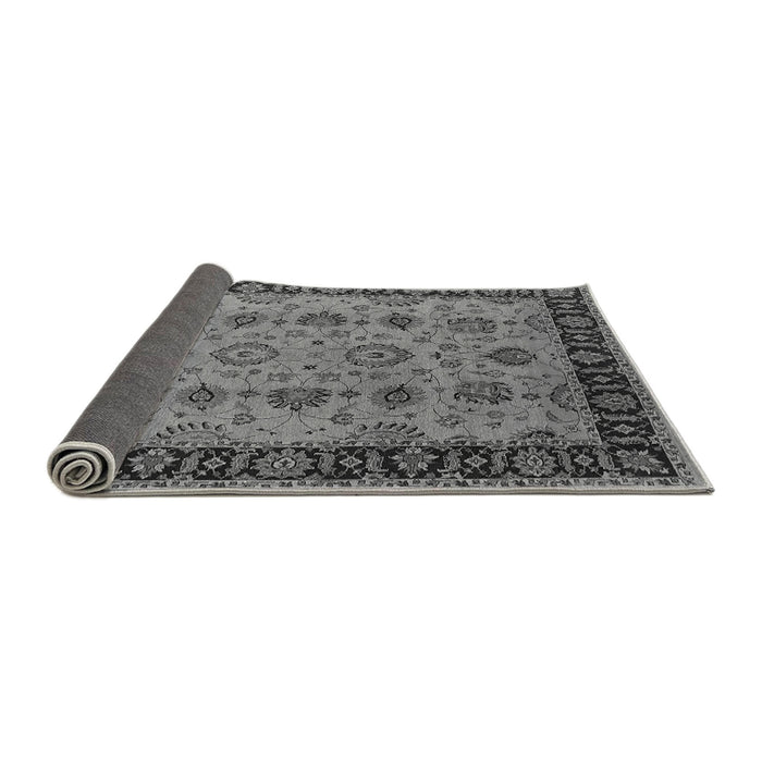 Sideview of Oriental Gray Traditional Rug, urb2851gry