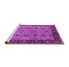 Sideview of Machine Washable Oriental Purple Traditional Area Rugs, wshurb2851pur