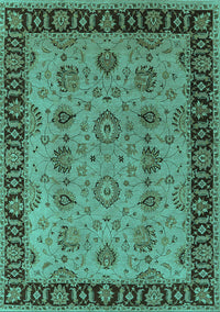 Oriental Turquoise Traditional Rug, urb2851turq