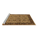 Sideview of Machine Washable Oriental Brown Traditional Rug, wshurb2851brn