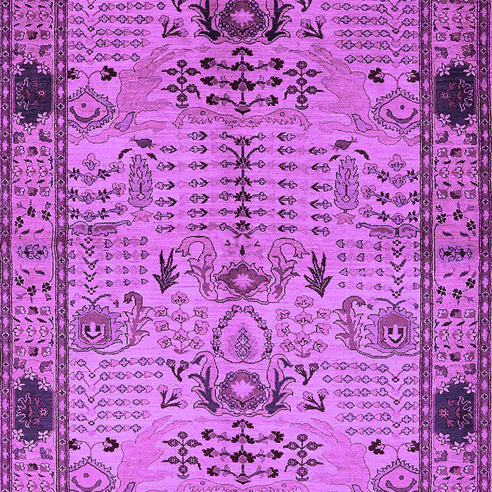 Machine Washable Oriental Purple Traditional Area Rugs, wshurb2852pur