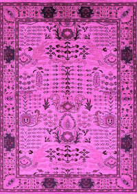 Oriental Pink Traditional Rug, urb2852pnk