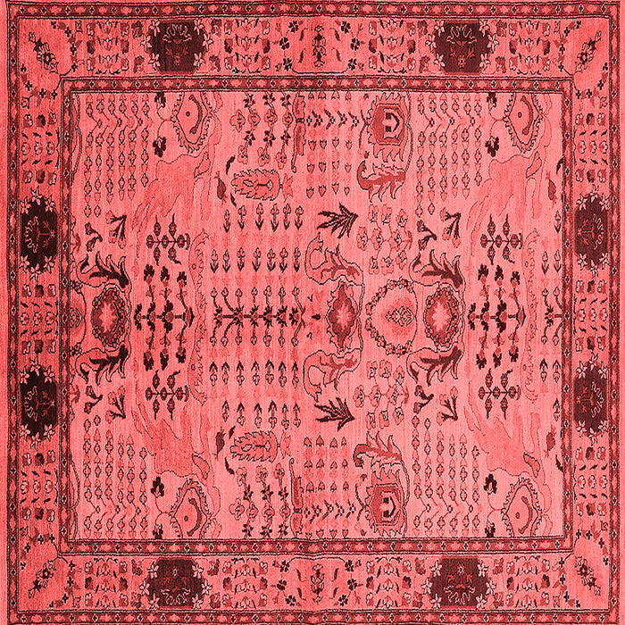 Machine Washable Oriental Red Traditional Rug, wshurb2852red