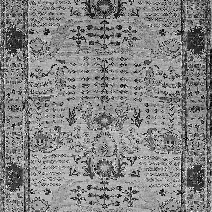 Machine Washable Oriental Gray Traditional Rug, wshurb2852gry