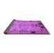 Sideview of Oriental Purple Traditional Rug, urb2852pur
