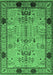 Oriental Emerald Green Traditional Rug, urb2852emgrn