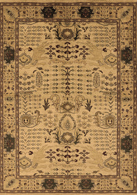 Oriental Brown Traditional Rug, urb2852brn