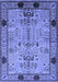 Oriental Blue Traditional Rug, urb2852blu