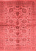 Oriental Red Traditional Area Rugs