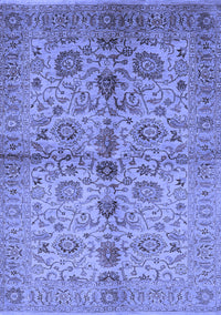 Oriental Blue Traditional Rug, urb2853blu
