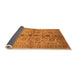 Sideview of Oriental Orange Traditional Rug, urb2853org