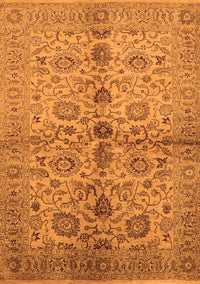 Oriental Orange Traditional Rug, urb2853org