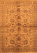 Oriental Orange Traditional Rug, urb2853org