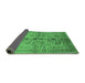 Sideview of Oriental Emerald Green Traditional Rug, urb2853emgrn