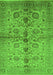 Oriental Green Traditional Rug, urb2853grn